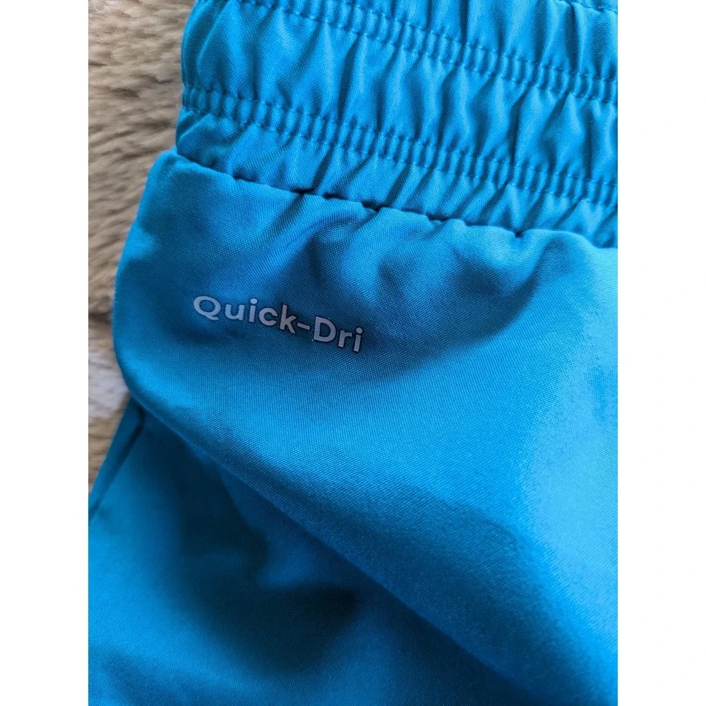 Xersion Quick-Dri Women Blue Athletic Running Shorts Size L Large 14.5/16.5P